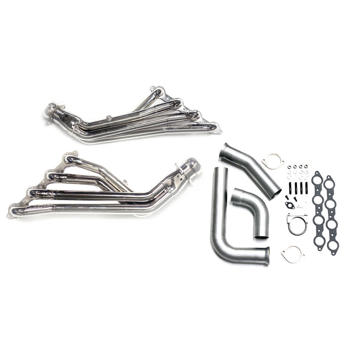 BBK Performance Parts 1614 1999-02 GM FULL SIZE TRUCK 1-3/4 LONG TUBE HEADERS & Y PIPE (TITANIUM CERAMIC) - Truck Part Superstore