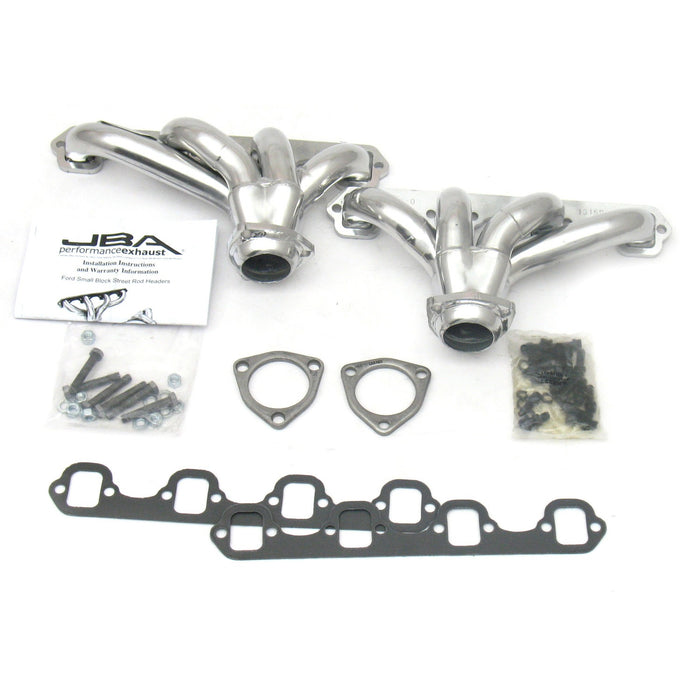JBA Racing Headers 1615SJS SB Ford Block Hugger 289/302/351 Sil Cer - Truck Part Superstore