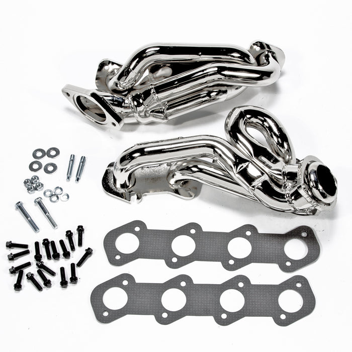 BBK Performance Parts 1615 1996-2004 MUSTANG GT 1-5/8 SHORTY TUNED LENGTH HEADERS (Titanium Ceramic) - Truck Part Superstore
