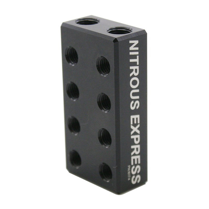 Nitrous Express 16174 2 IN/16 OUT NITROUS/FUEL DISTRIBUTION BLOCK - Truck Part Superstore