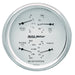 AutoMeter 1619 5in. QUAD GAUGE; 100 PSI/100-250 deg.F/8-18V/0-90 O; OLD-TYME WHITE - Truck Part Superstore