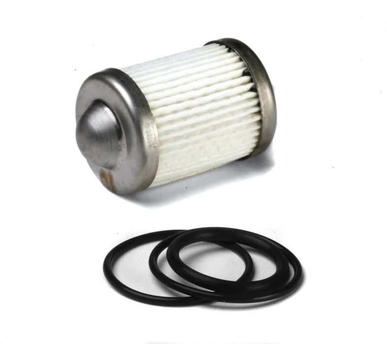 Holley 162-556 Fuel Filter; Replacement Element; 100 GPH; 10 Micron Depth Media Element/O-Ring; - Truck Part Superstore