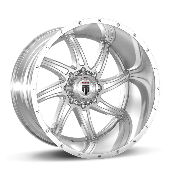 AMERICAN TRUXX AT162-22270C-44 AT162 VORTEX CHROME 22X12 8-170 -44mm 125.2mm - Truck Part Superstore