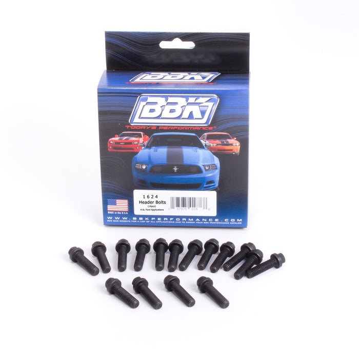 BBK Performance Parts 1624 EXHAUST HEADER BOLT KIT- FORD 4.6 - M8X1.25X30MM- 16 PIECES. - Truck Part Superstore