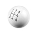 Hurst 1630008 Classic Shifter Knob; 5 Speed; 3/8 in.-16 Threads; White; - Truck Part Superstore