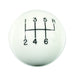 Hurst 1630016 Classic Shifter Knob; 6 Speed; M16-1.50 Threads; White; - Truck Part Superstore