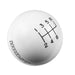 Hurst 1630056 Classic Shifter Knob; 6 Speed; 9/16 in.-18 Threads; White; - Truck Part Superstore
