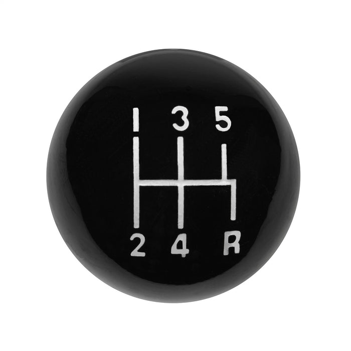 Hurst 1630108 Classic Shifter Knob; 5 Speed; 3/8 in.-16 Threads; Black; - Truck Part Superstore
