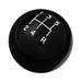 Hurst 1630108 Classic Shifter Knob; 5 Speed; 3/8 in.-16 Threads; Black; - Truck Part Superstore