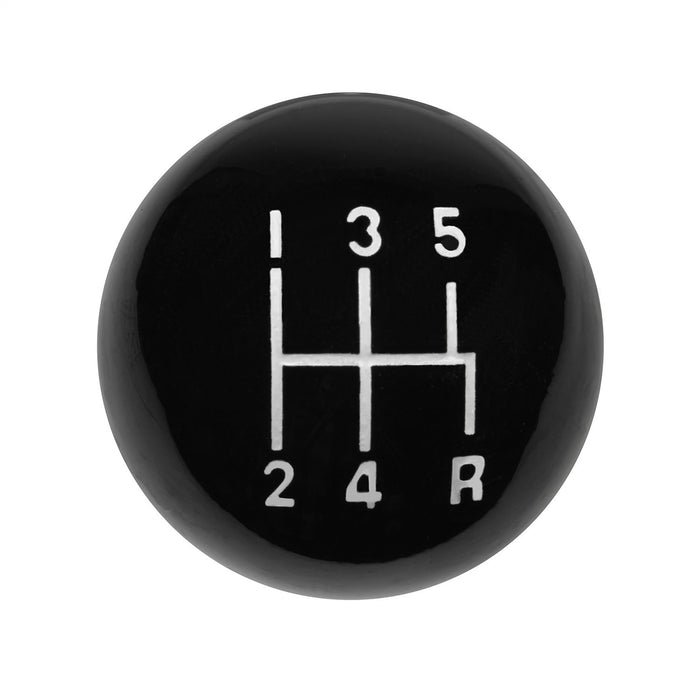 Hurst 1630114 Classic Shifter Knob; 5 Speed; M12-1.75 Threads; Black; - Truck Part Superstore