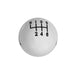 Hurst 1630185 Shifter Knob; White 6 Speed U-L Pattern; 3/8 in. 16 Threads; - Truck Part Superstore