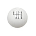 Hurst 1630225 Classic Shifter Knob; 6 Speed; M12-1.25 Threads; White; - Truck Part Superstore