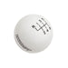 Hurst 1630225 Classic Shifter Knob; 6 Speed; M12-1.25 Threads; White; - Truck Part Superstore