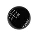 Hurst 1631040 Shifter Knob; 6 Speed; 3/8 in.-16 Threads; Black; - Truck Part Superstore