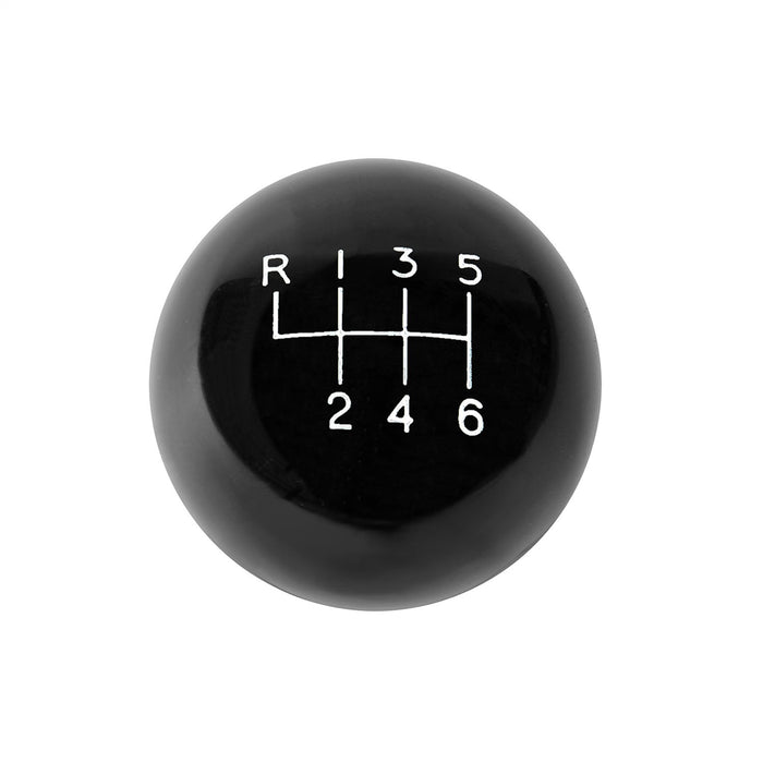 Hurst 1631225 Classic Shifter Knob; 6 Speed; M12-1.25 Threads; Black; - Truck Part Superstore