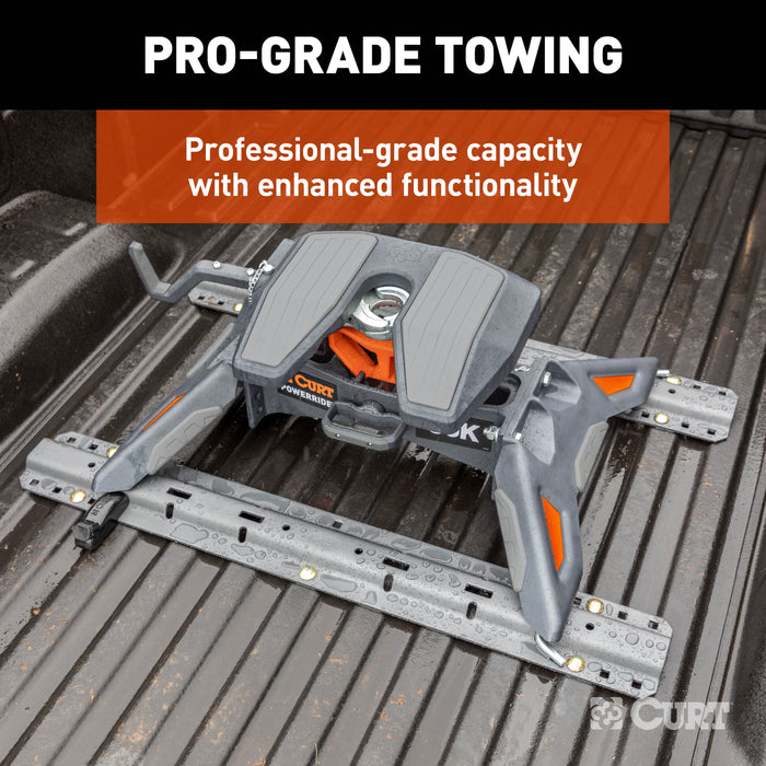 CURT 16320 CURT 16320 PowerRide 30K 5th Wheel Hitch; 30;000 lbs - Truck Part Superstore