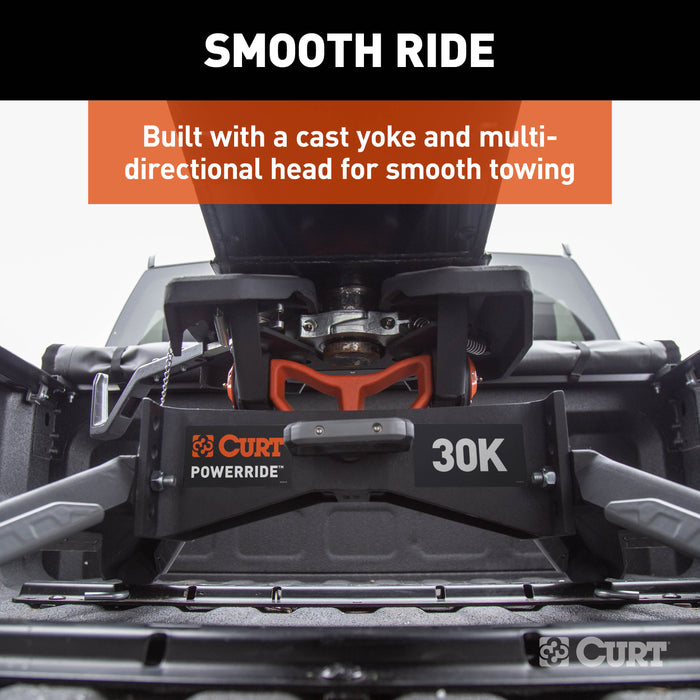 CURT 16320 CURT 16320 PowerRide 30K 5th Wheel Hitch; 30;000 lbs - Truck Part Superstore