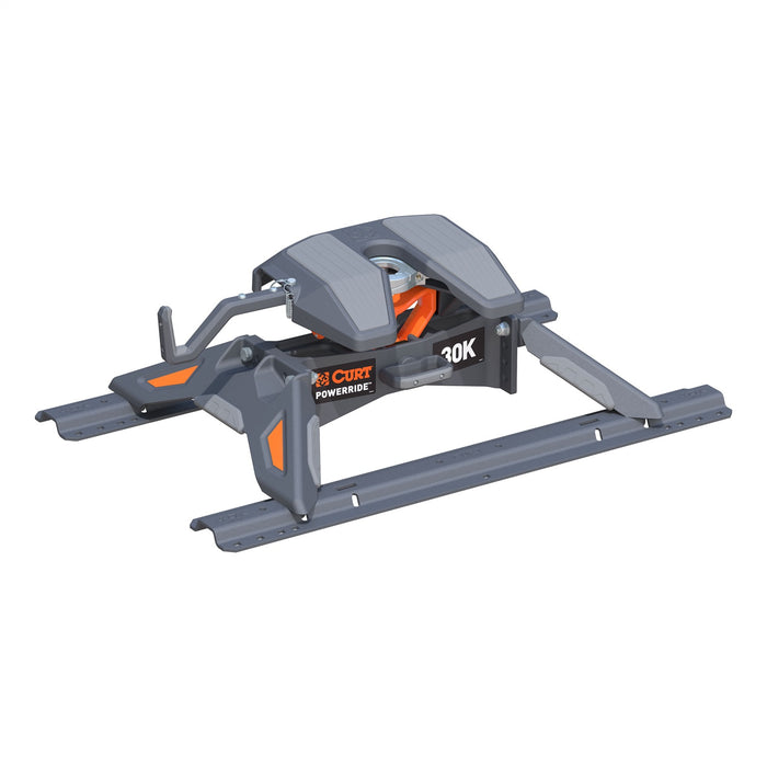 CURT 16321 CURT 16321 PowerRide 30K 5th Wheel Hitch with Base Rails; 30;000 lbs - Truck Part Superstore