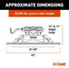CURT 16321 CURT 16321 PowerRide 30K 5th Wheel Hitch with Base Rails; 30;000 lbs - Truck Part Superstore
