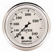 AutoMeter 1632 GAUGE; WATER TEMP; 2 1/16in.; 120-240deg.F; MECH; OLD TYME WHITE - Truck Part Superstore