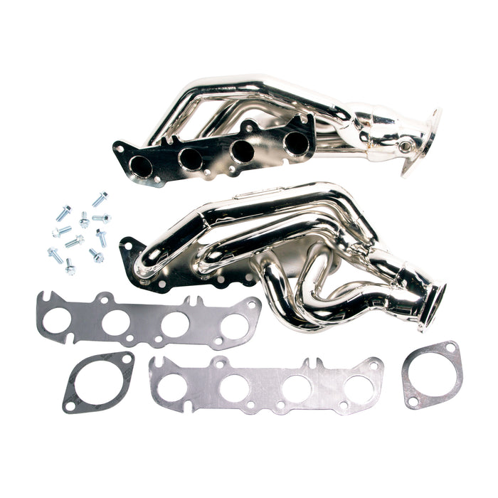 BBK Performance Parts 1632 2011-2014 MUSTANG GT 1-3/4 TUNED LENGTH EXHAUST HEADERS (TITANIUM CERAMIC) - Truck Part Superstore