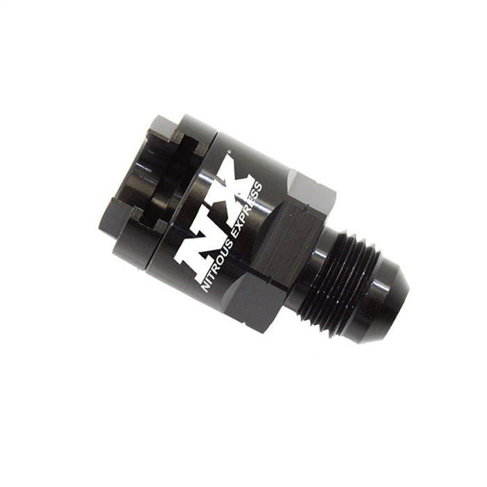 Nitrous Express 16372 Fuel Rail Adapter; 3/8 x 6AN; - Truck Part Superstore