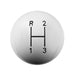 Hurst 1637624 Shifter Knob; White 3-Speed; 3/8 in. 16 Threads; - Truck Part Superstore