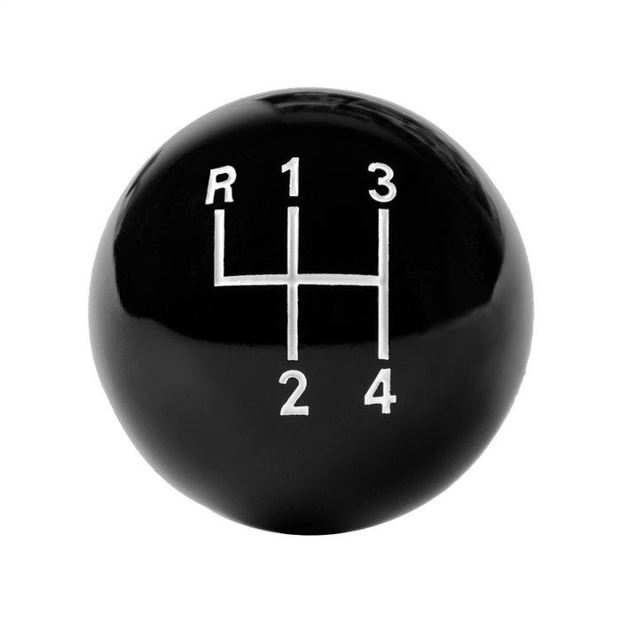 Hurst 1637627 Shifter Knob; 4 Speed; 3/8 in.-16 Threads; Black; - Truck Part Superstore