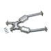BBK Performance Parts 1638 1996-2004 MUSTANG GT 2-1/2 SHORT MID X PIPE WITH HIGH FLOW CATALYTIC CONVERTERS - Truck Part Superstore