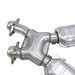 BBK Performance Parts 1638 1996-2004 MUSTANG GT 2-1/2 SHORT MID X PIPE WITH HIGH FLOW CATALYTIC CONVERTERS - Truck Part Superstore