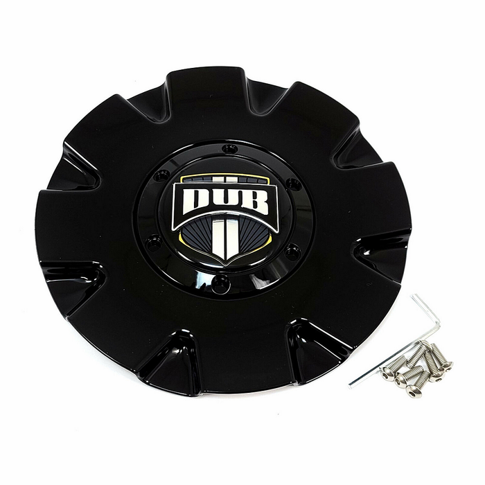 DUB 1PC 16390-15B DUB PUSH CAP-BLACK - Truck Part Superstore