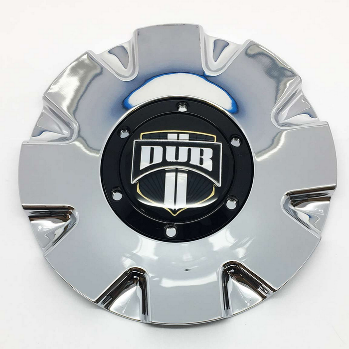 DUB 1PC 16390-15VP DUB PUSH CAP-POWDER CHROME - Truck Part Superstore