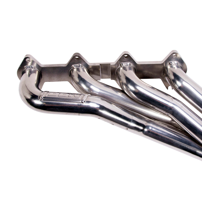 BBK Performance Parts 16410 2005-2010 MUSTANG GT 1 5/8 LONG TUBE EXHAUST HEADERS (POLISHED SILVER CERAMIC) - Truck Part Superstore