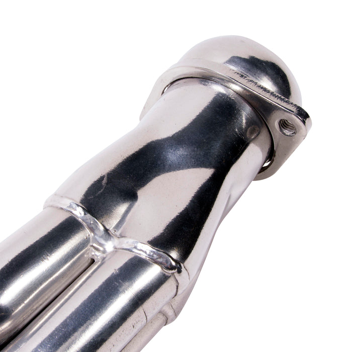 BBK Performance Parts 16410 2005-2010 MUSTANG GT 1 5/8 LONG TUBE EXHAUST HEADERS (POLISHED SILVER CERAMIC) - Truck Part Superstore