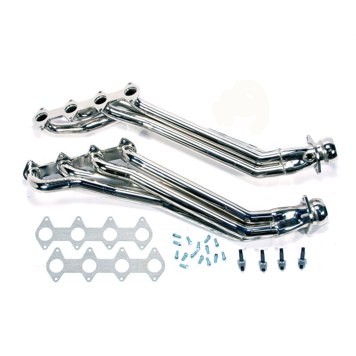 BBK Performance Parts 1641 2005-2010 MUSTANG GT 1 5/8 LONG TUBE EXHAUST HEADERS (TITANIUM CERAMIC) - Truck Part Superstore