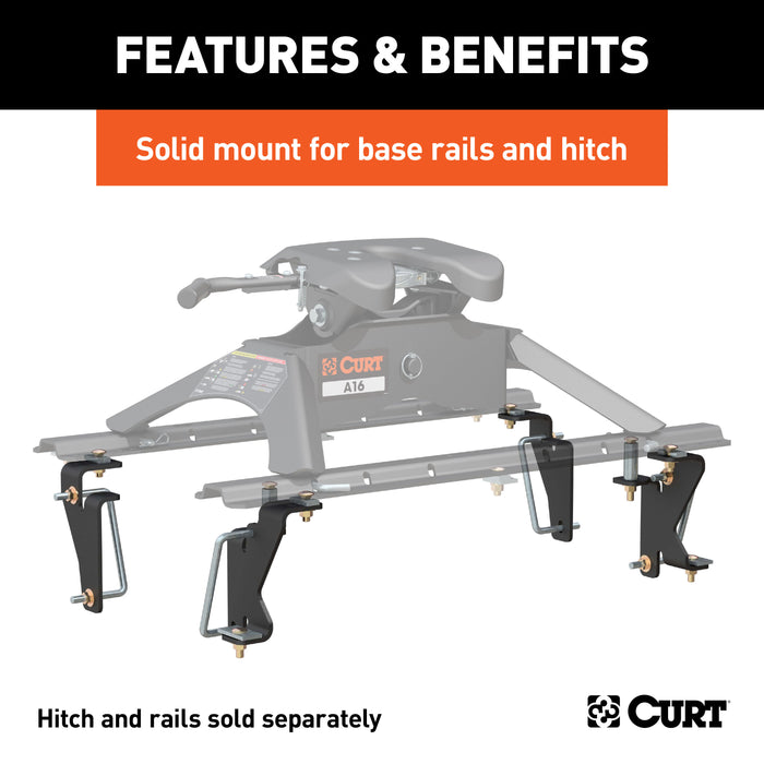 CURT 16420 CURT 16420 5th Wheel Installation Brackets; Select Dodge; Ram 1500; 2500; 3500 - Truck Part Superstore