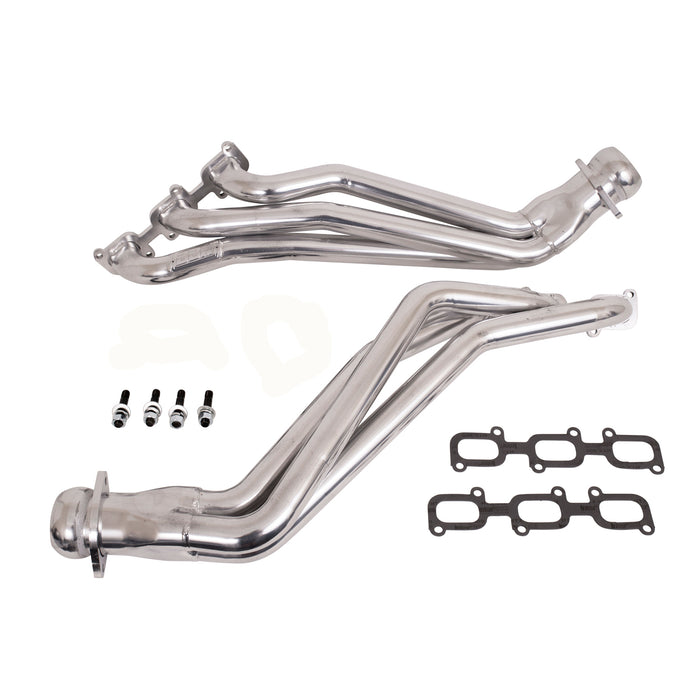 BBK Performance Parts 16420 2011-2017 MUSTANG V6 1-3/4 LONG TUBE EXHAUST HEADERS (POLISHED SILVER CERAMIC) - Truck Part Superstore