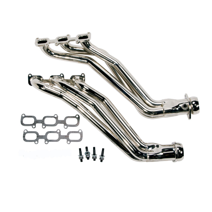 BBK Performance Parts 1642 2011-2017 MUSTANG V6 1-3/4 LONG TUBE EXHAUST HEADERS (TITANIUM CERAMIC) - Truck Part Superstore