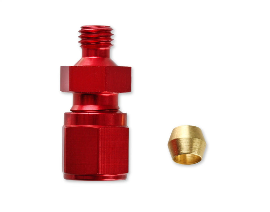 NOS/Nitrous Oxide System 16445NOS Pipe Fitting Compression; 3/16 in. Tube To 1/4 in.-20 FTG; Red; - Truck Part Superstore