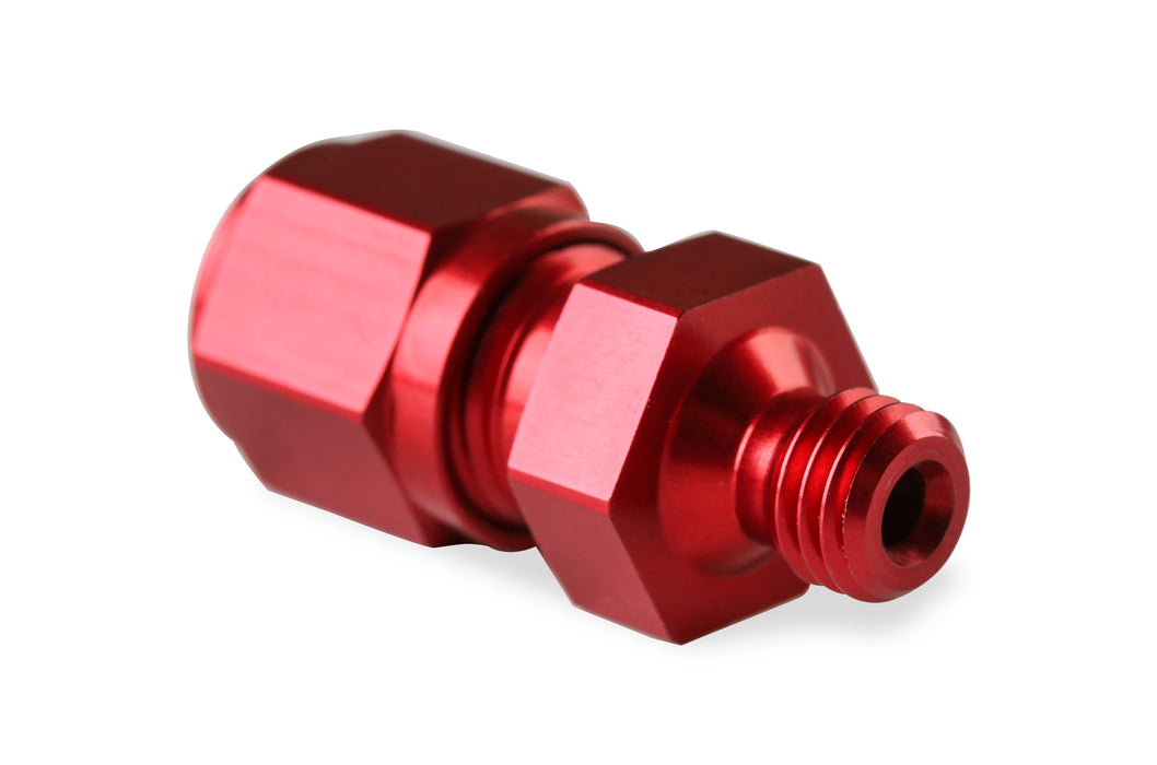 NOS/Nitrous Oxide System 16445NOS Pipe Fitting Compression; 3/16 in. Tube To 1/4 in.-20 FTG; Red; - Truck Part Superstore