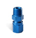 NOS/Nitrous Oxide System 16447NOS Pipe Fitting Compression; 3/16 in. Tube To 1/8 in.-27 NPT FTG; Blue; - Truck Part Superstore