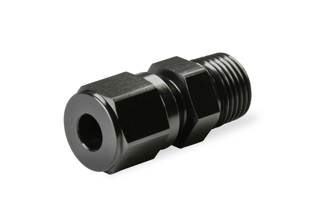 NOS/Nitrous Oxide System 16449NOS Pipe Fitting Compression; 3/16 in. Tube To 1/8 in.-27 NPT FTG; Black; - Truck Part Superstore