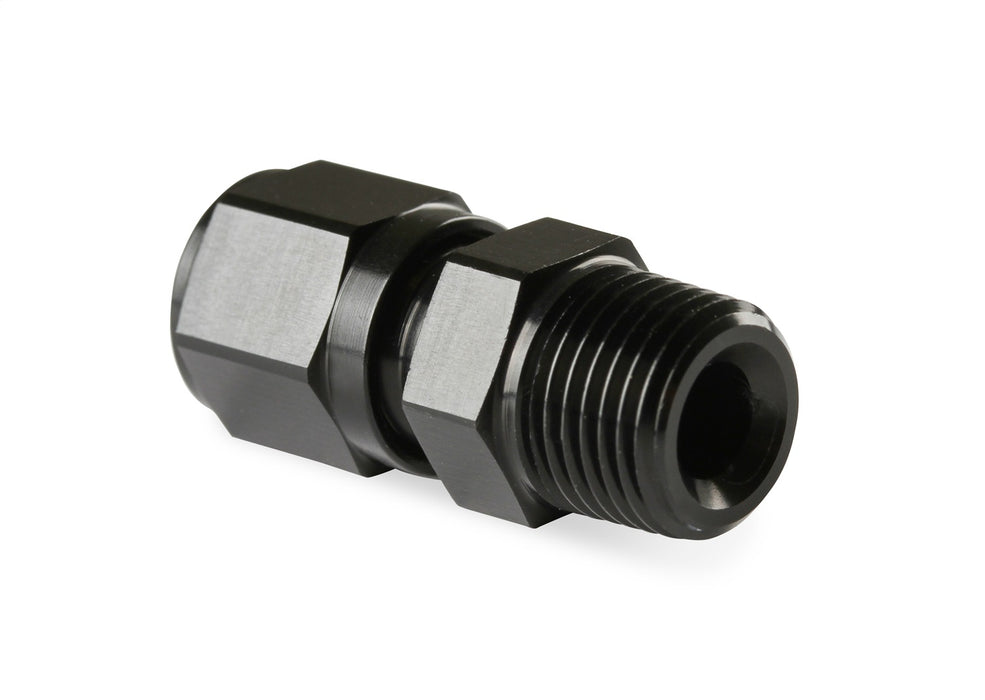 NOS/Nitrous Oxide System 16449NOS Pipe Fitting Compression; 3/16 in. Tube To 1/8 in.-27 NPT FTG; Black; - Truck Part Superstore