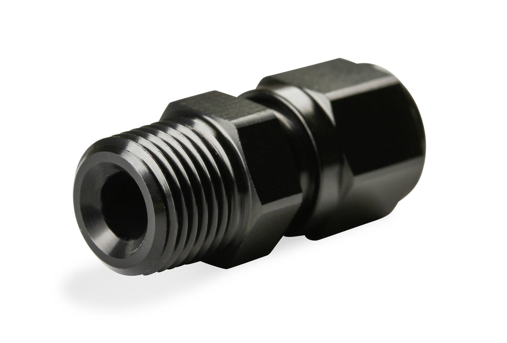NOS/Nitrous Oxide System 16449NOS Pipe Fitting Compression; 3/16 in. Tube To 1/8 in.-27 NPT FTG; Black; - Truck Part Superstore