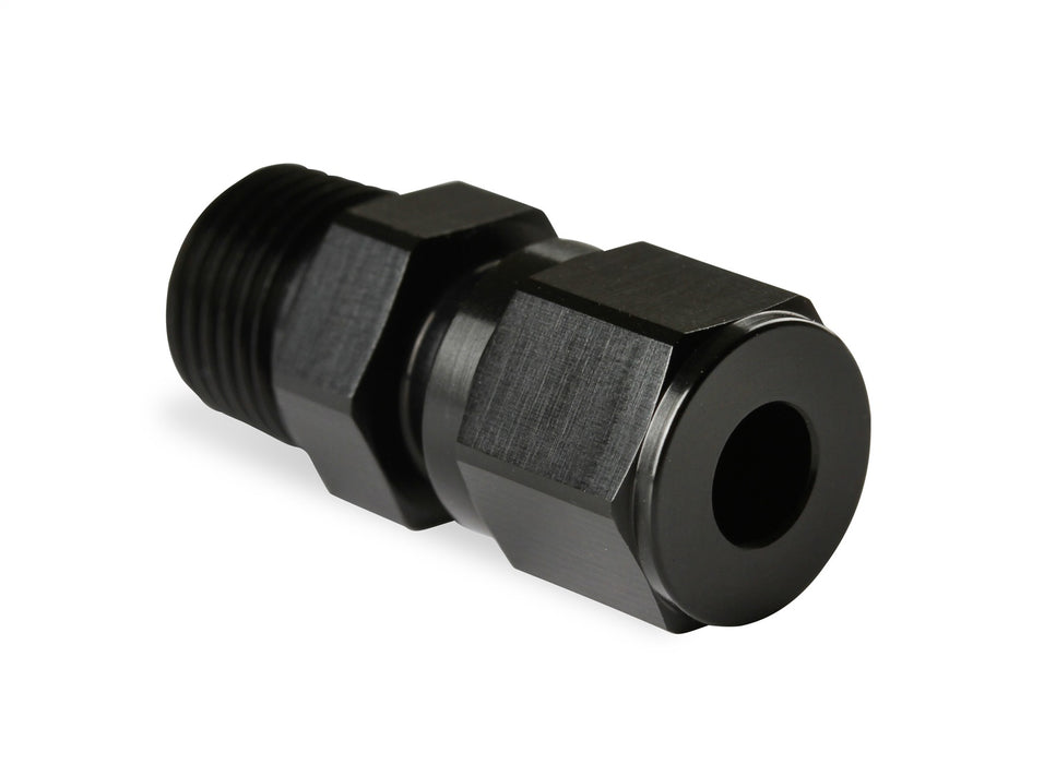 NOS/Nitrous Oxide System 16449NOS Pipe Fitting Compression; 3/16 in. Tube To 1/8 in.-27 NPT FTG; Black; - Truck Part Superstore