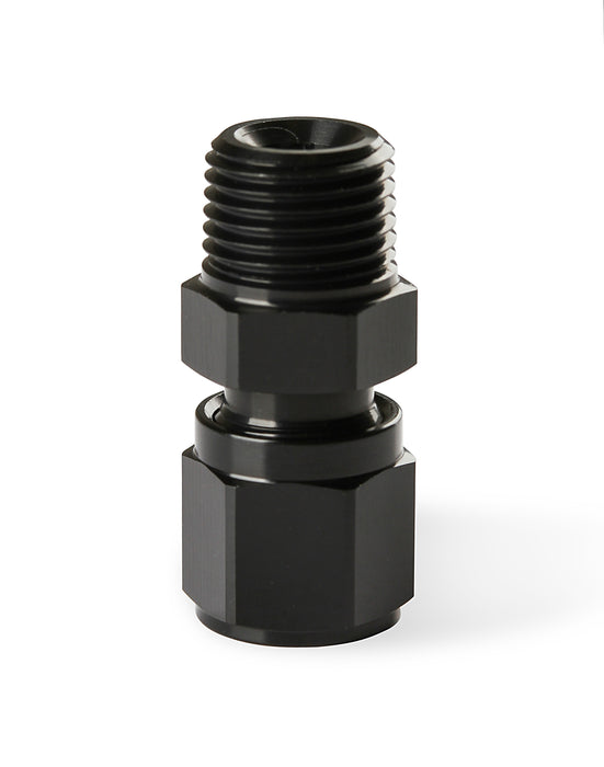 NOS/Nitrous Oxide System 16449NOS Pipe Fitting Compression; 3/16 in. Tube To 1/8 in.-27 NPT FTG; Black; - Truck Part Superstore