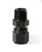 NOS/Nitrous Oxide System 16449NOS Pipe Fitting Compression; 3/16 in. Tube To 1/8 in.-27 NPT FTG; Black; - Truck Part Superstore