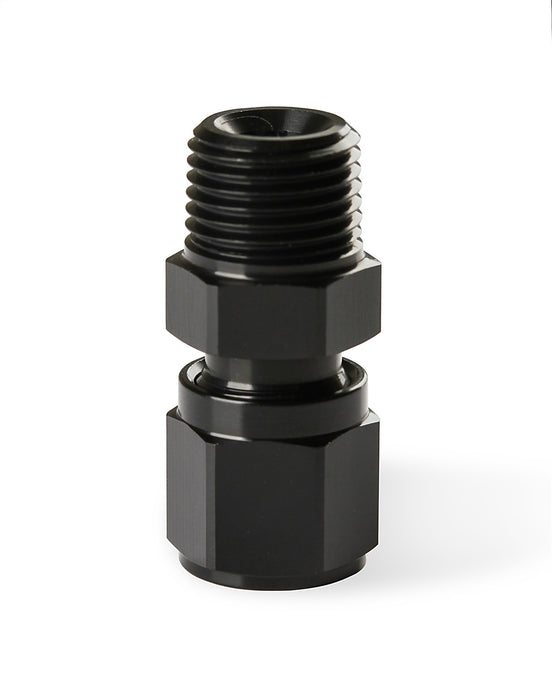 NOS/Nitrous Oxide System 16449NOS Pipe Fitting Compression; 3/16 in. Tube To 1/8 in.-27 NPT FTG; Black; - Truck Part Superstore
