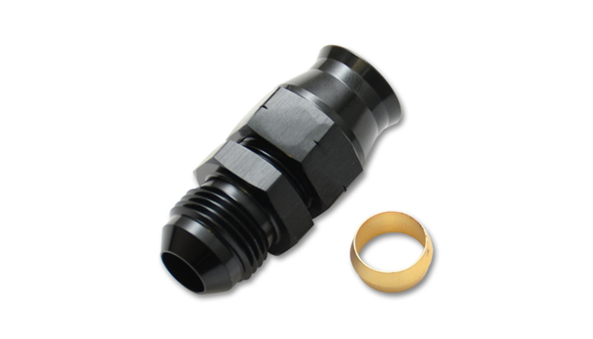 Vibrant Performance 16454 Tube to Male AN Adapter; with Brass Olive Inserts; -4AN; Tube Size - 0.25 in.; - Truck Part Superstore