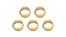 Vibrant Performance 16464 Brass Olive Inserts; Size 1/4 in.; Pack of 5; - Truck Part Superstore